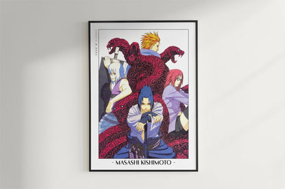 Kishimoto - Hebi - Artist Name - Black Frame