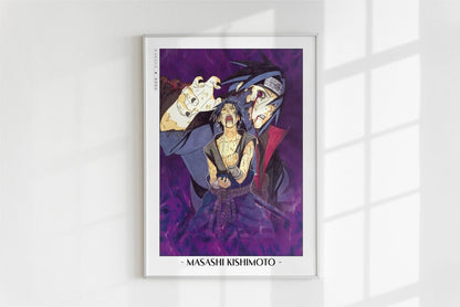 Kishimoto - Amaterasu - Artist Name - White Frame