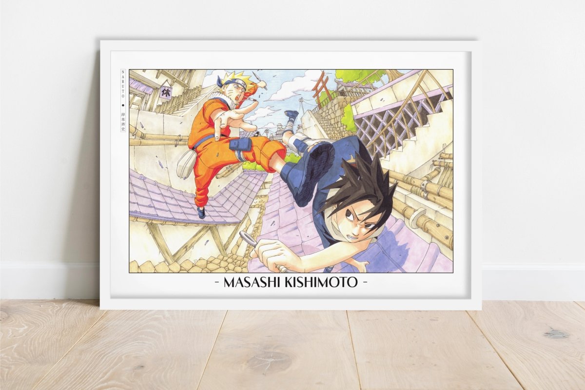 Kishimoto - Rivals Clash - Artist Name - White Frame