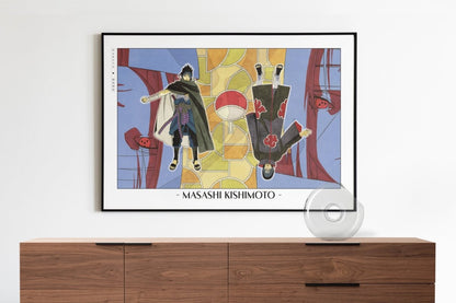 Kishimoto - The Uchiha Brothers - Artist Name with Decor