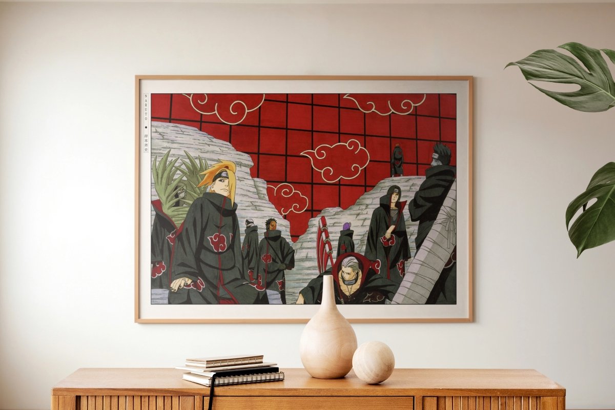Kishimoto - Akatsuki - Art Only with Decor