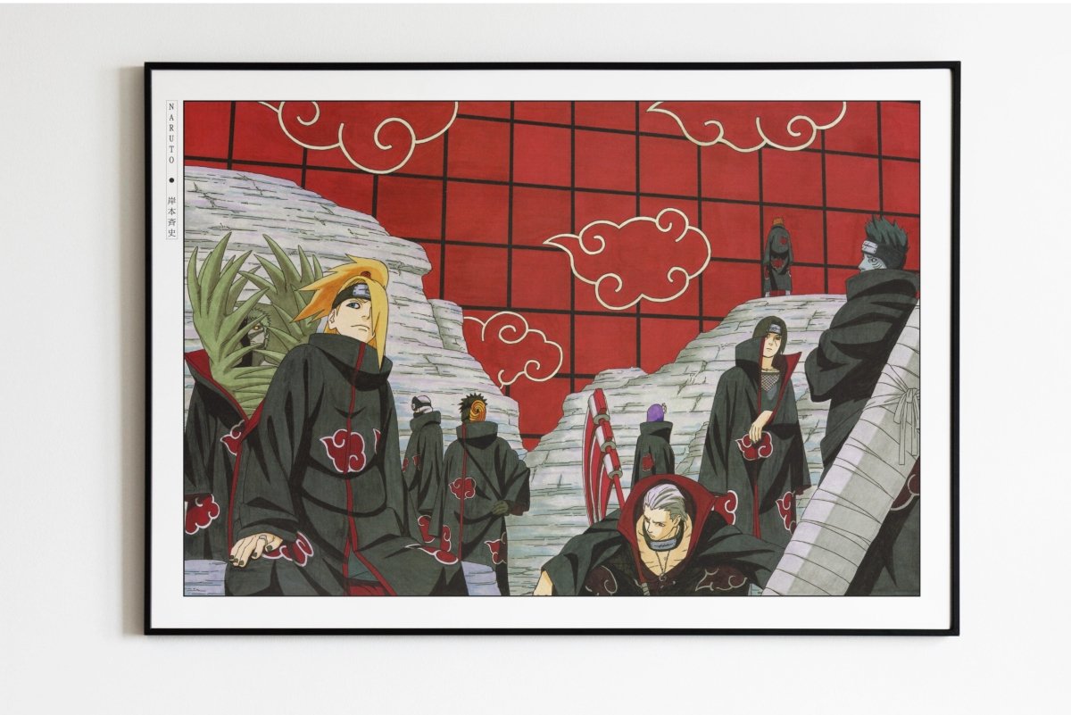 Kishimoto - Akatsuki - Art Only - Unframed