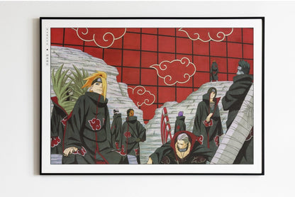 Kishimoto - Akatsuki - Art Only - Unframed