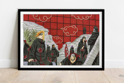 Kishimoto - Akatsuki - Art Only - Black Frame