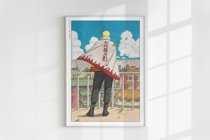 Kishimoto - The Seventh Hokage - Art Only - White Frame