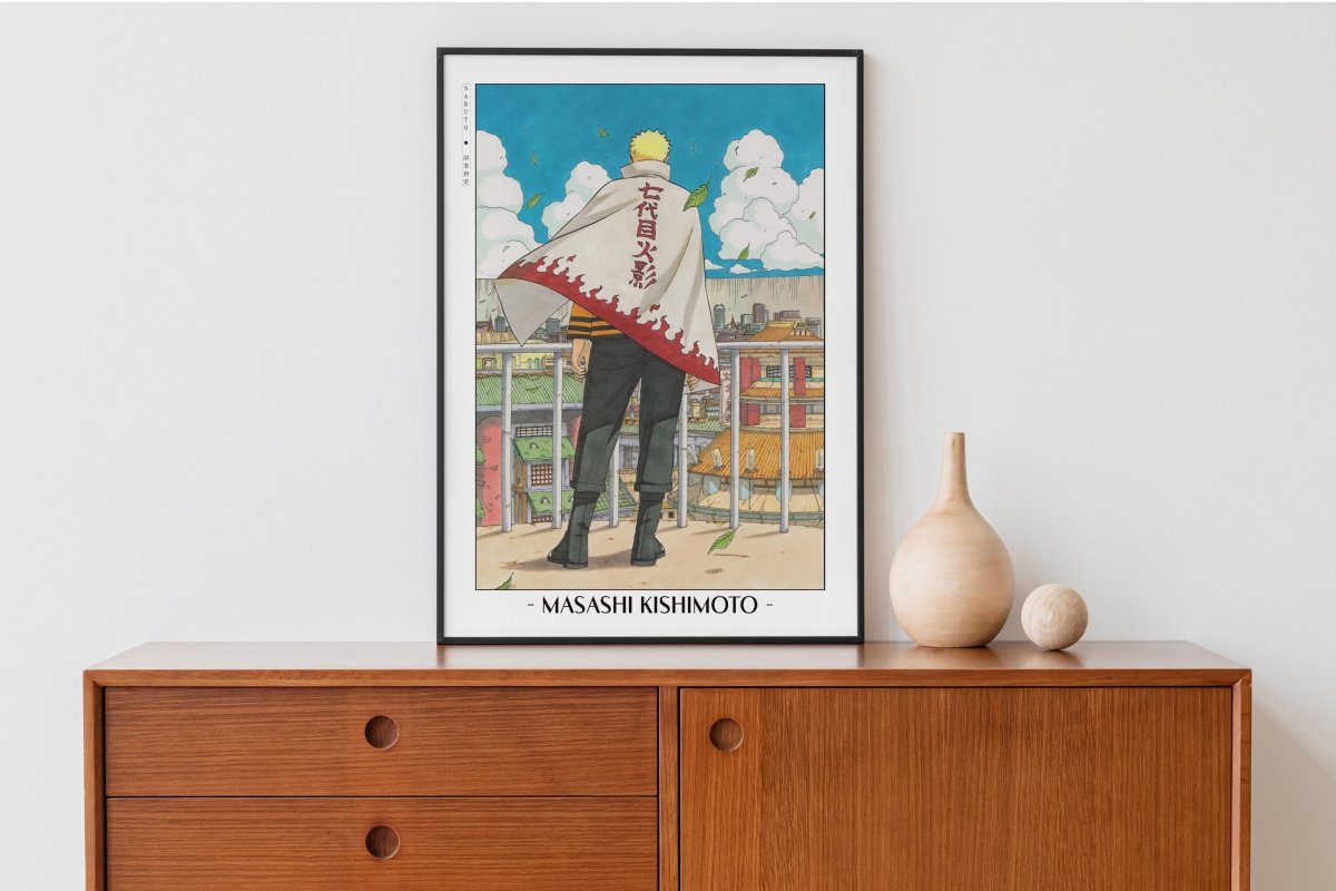 Kishimoto - The Seventh Hokage - Artist Name with Decor