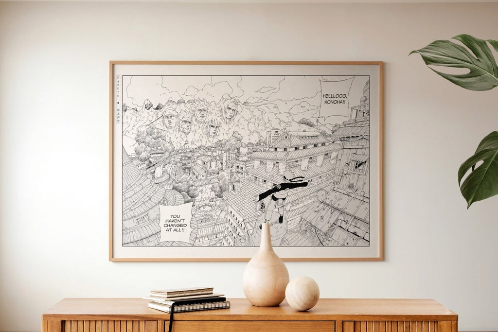 Kishimoto - Return to Konoha - Art Only with Decor