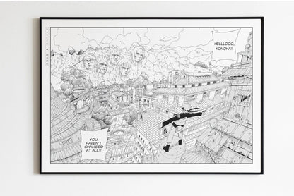 Kishimoto - Return to Konoha - Art Only - Unframed