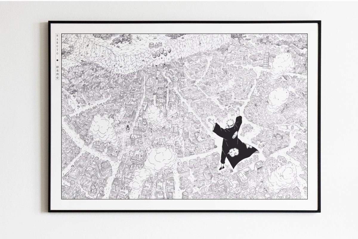 Kishimoto - Almighty Push - Art Only - Unframed