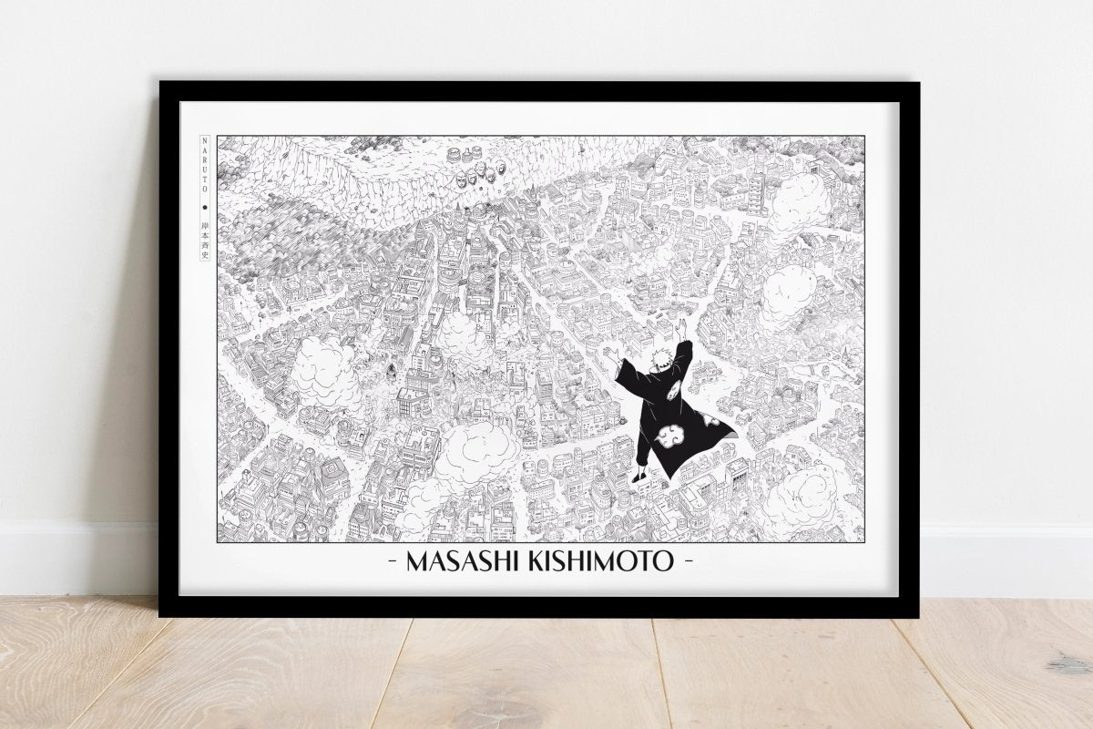 Kishimoto - Almighty Push - Artist Name - Black Frame