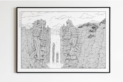 Kishimoto - Valley of the End - Art Only - Unframed