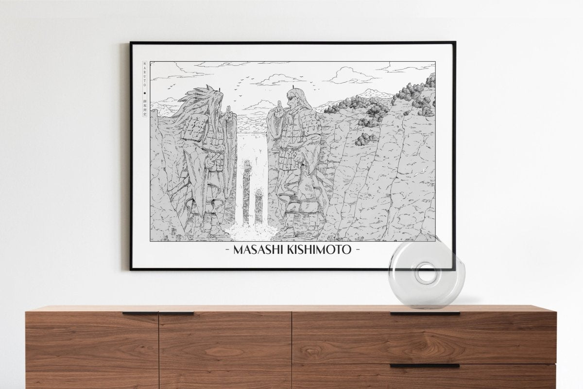 Kishimoto - Valley of the End - Artist Name with Decor
