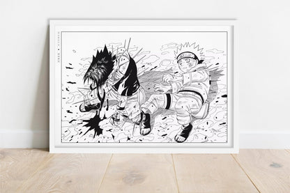 Kishimoto - Sacrifice - Art Only - White Frame