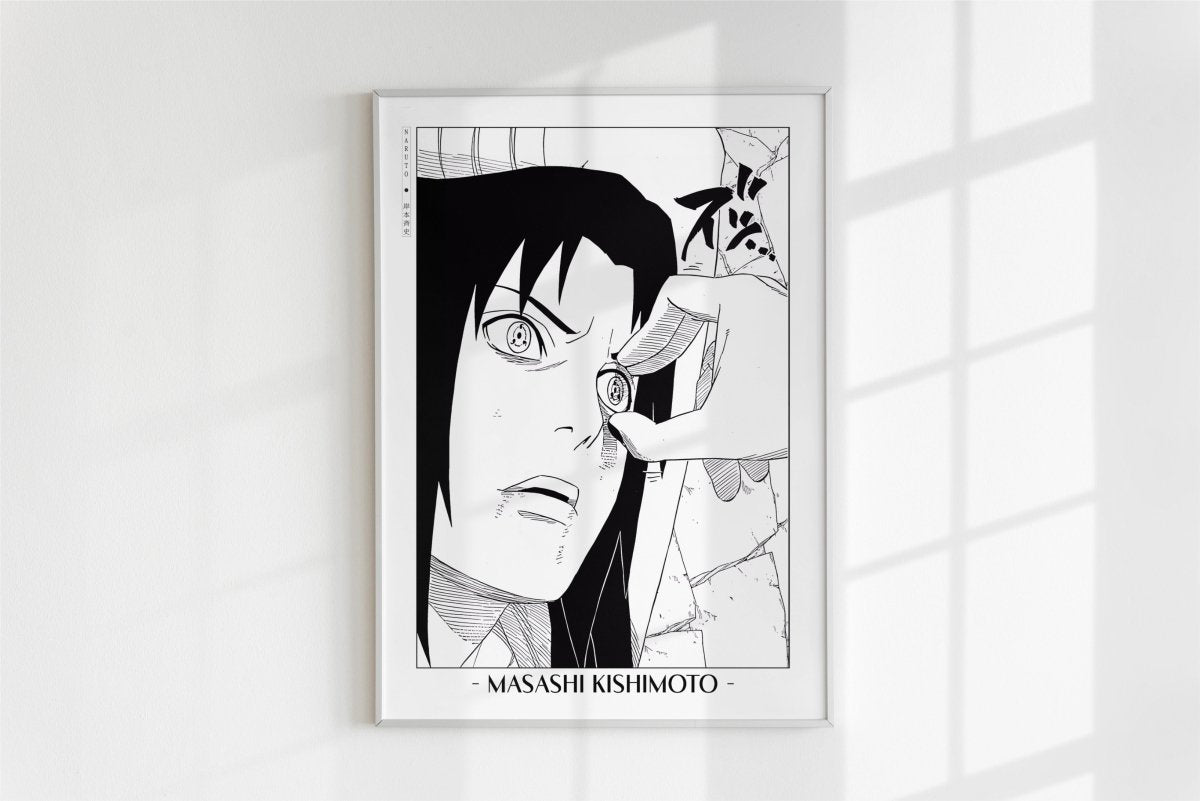 Kishimoto - New Light - Artist Name - White Frame