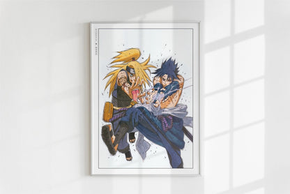 Kishimoto - Art is an Explosion! - Art Only - White Frame
