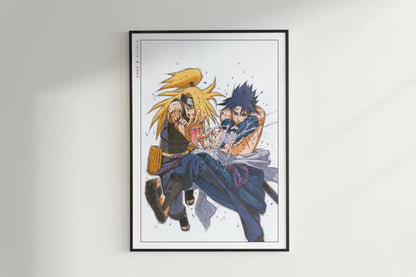 Kishimoto - Art is an Explosion! - Art Only - Black Frame