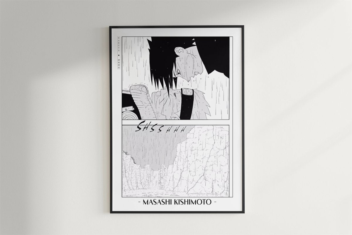 Kishimoto - Goodbye - Artist Name - Black Frame