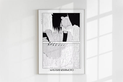 Kishimoto - Goodbye - Artist Name - White Frame