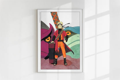 Kishimoto - Toad Sage - Art Only - White Frame