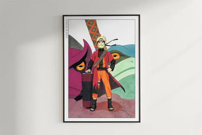 Kishimoto - Toad Sage - Art Only - Black Frame