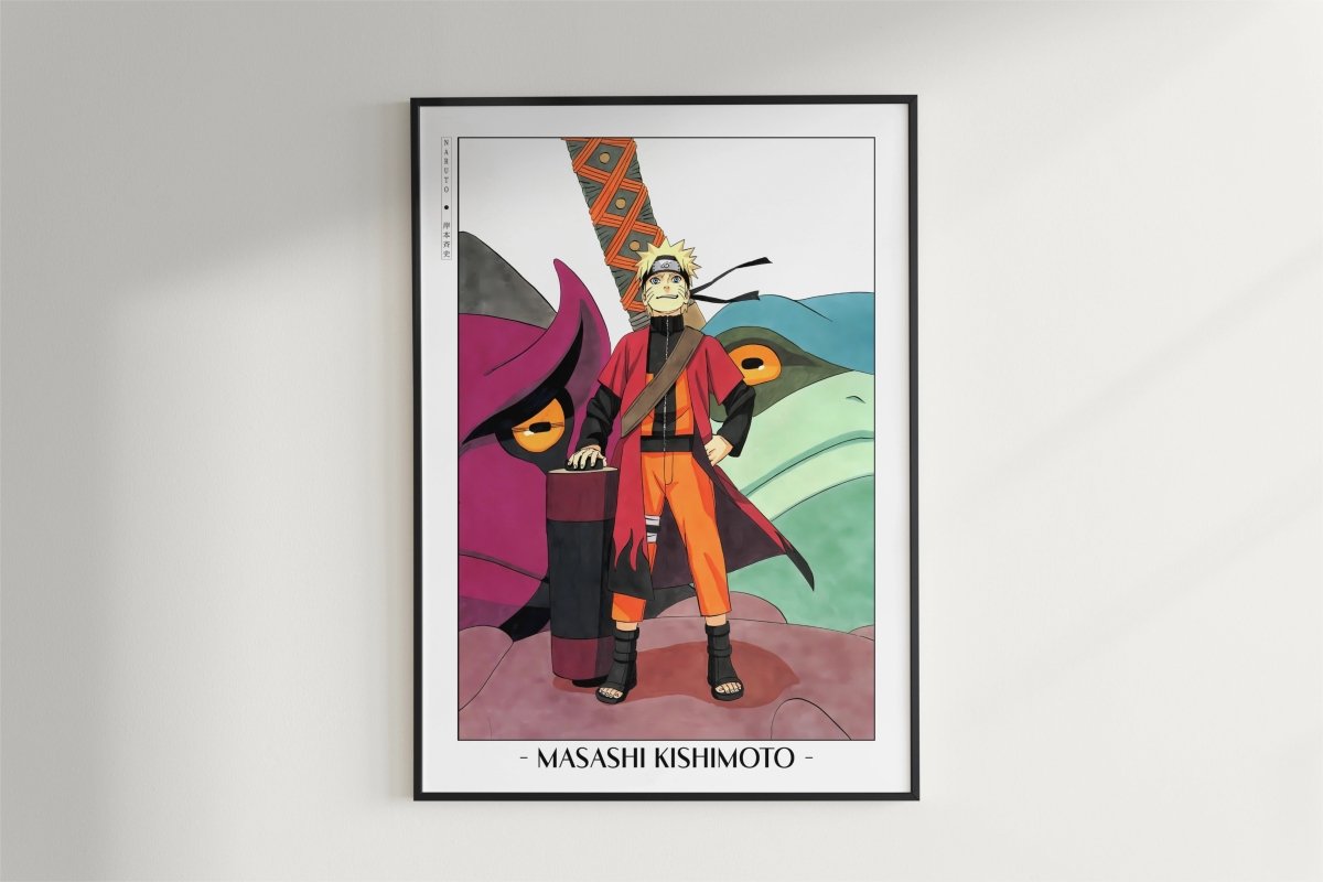 Kishimoto - Toad Sage - Artist Name - Black Frame
