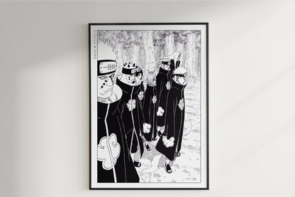 Kishimoto - Six Paths - Art Only - Unframed