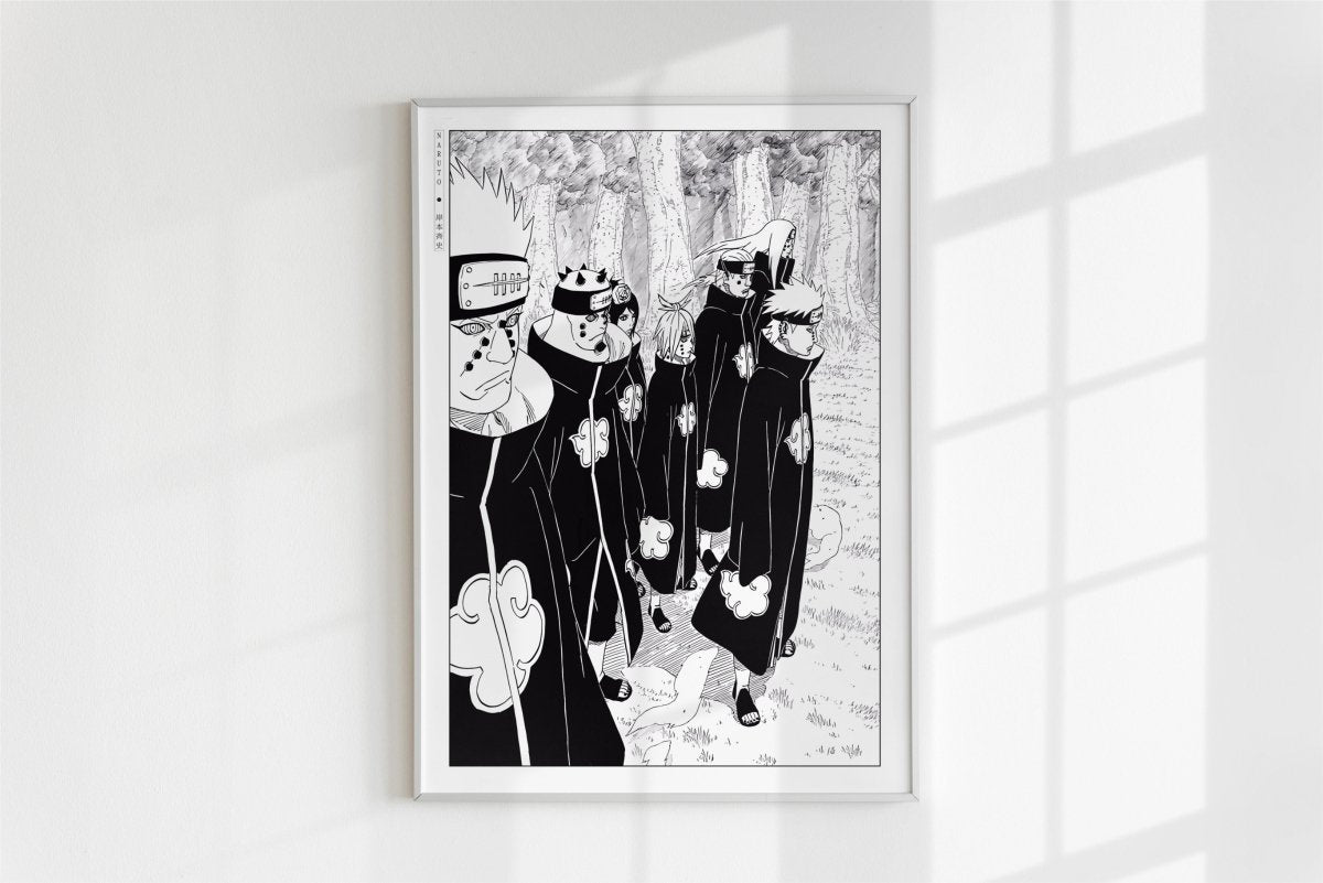 Kishimoto - Six Paths - Art Only - White Frame