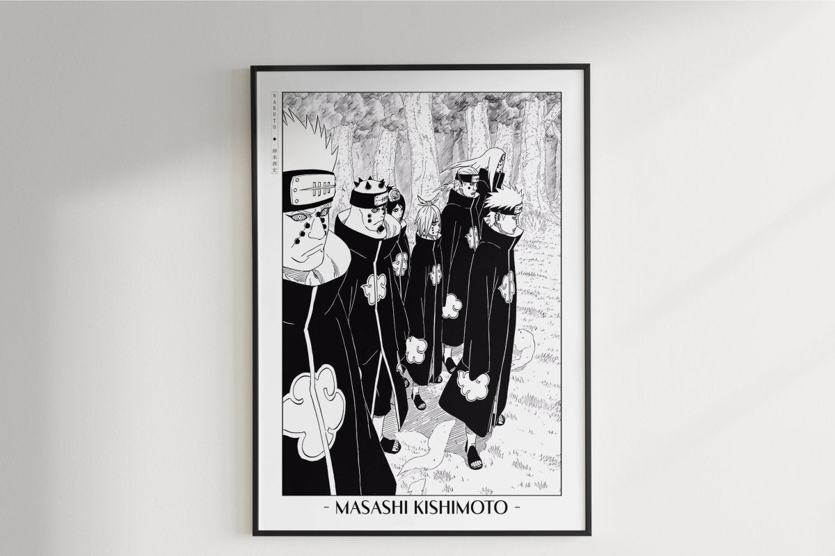 Kishimoto - Six Paths - Artist Name Unframed