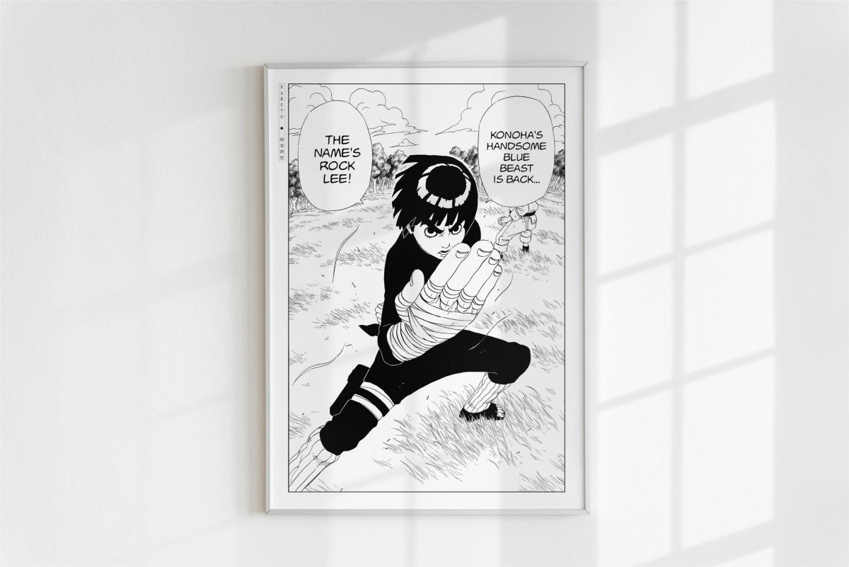 Kishimoto - A Splendid Ninja - Art Only - White Frame