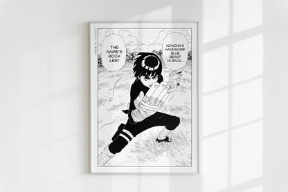 Kishimoto - A Splendid Ninja - Art Only - White Frame