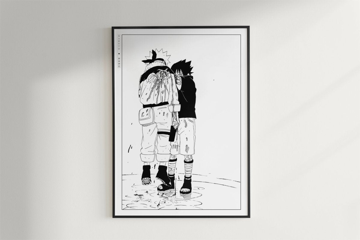 Kishimoto - Rogue Ninja - Art Only - Black Frame