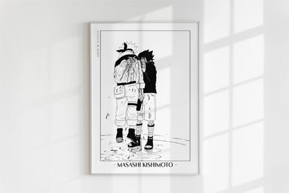 Kishimoto - Rogue Ninja - Artist Name - White Frame