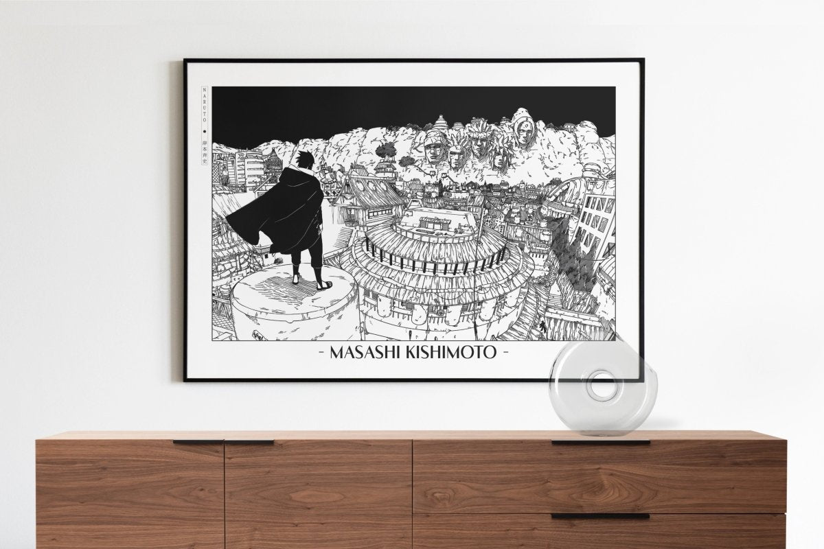 Kishimoto - Back to Konoha - Artist Name with Decor