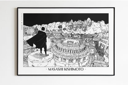 Kishimoto - Back to Konoha - Artist Name Unframed