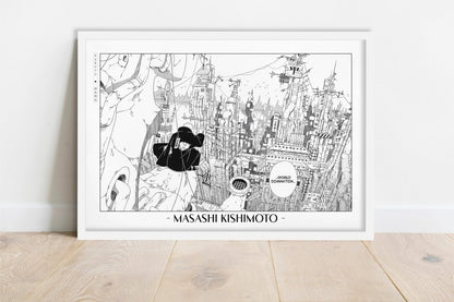 Kishimoto - Total Domination - Artist Name - White Frame