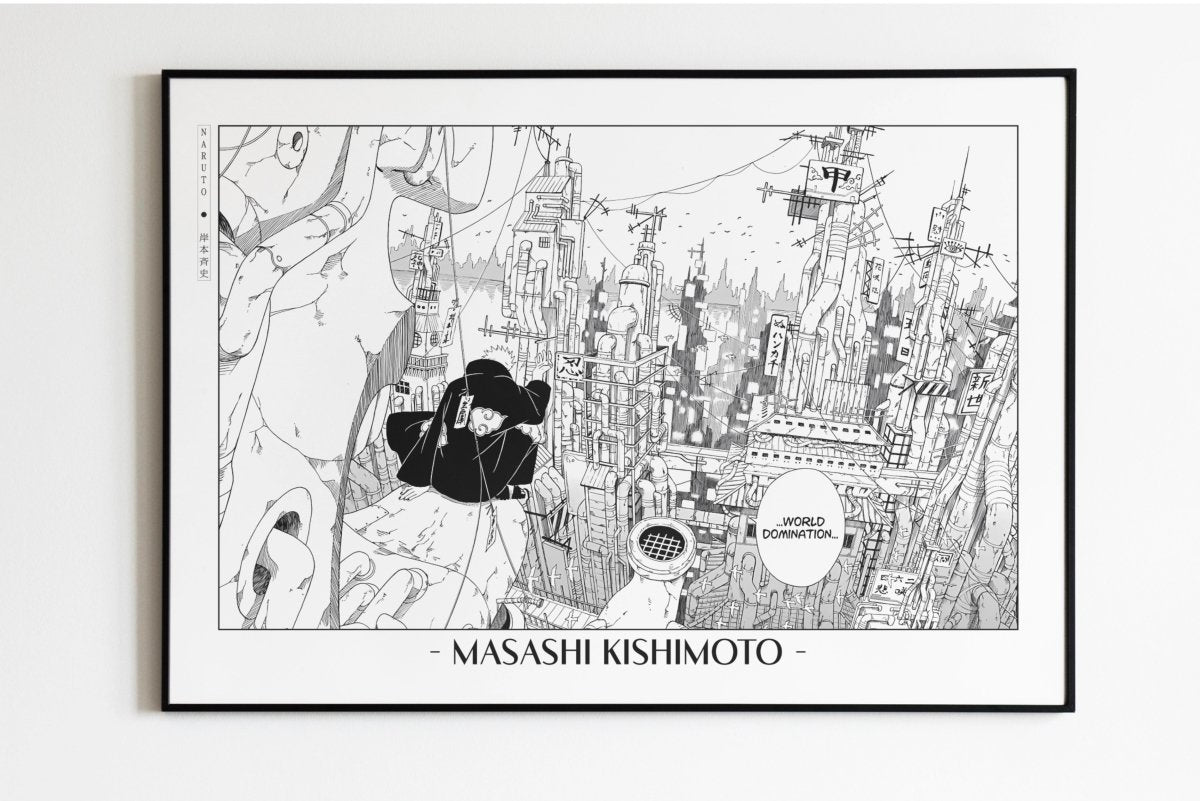 Kishimoto - Total Domination - Artist Name Unframed