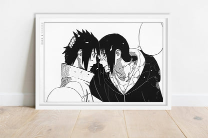 Kishimoto - Brotherly Love - Art Only - White Frame