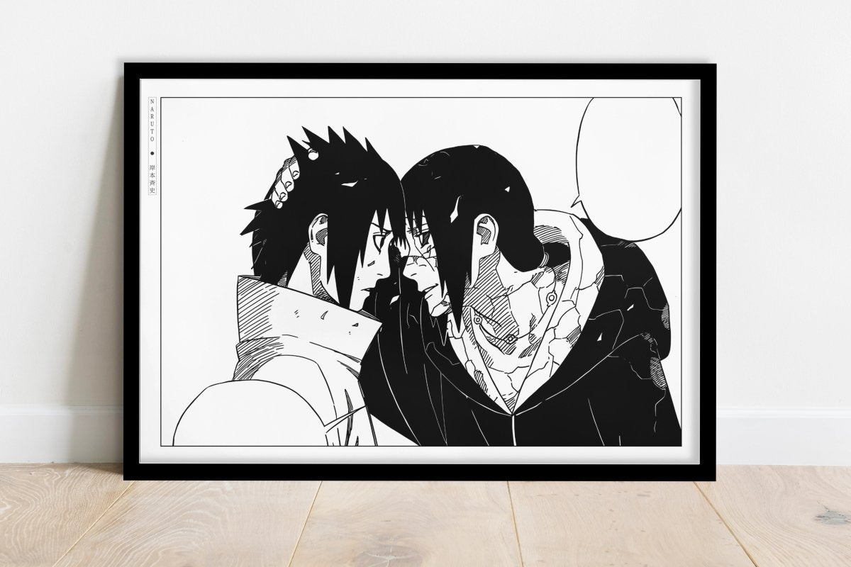 Kishimoto - Brotherly Love - Art Only - Black Frame