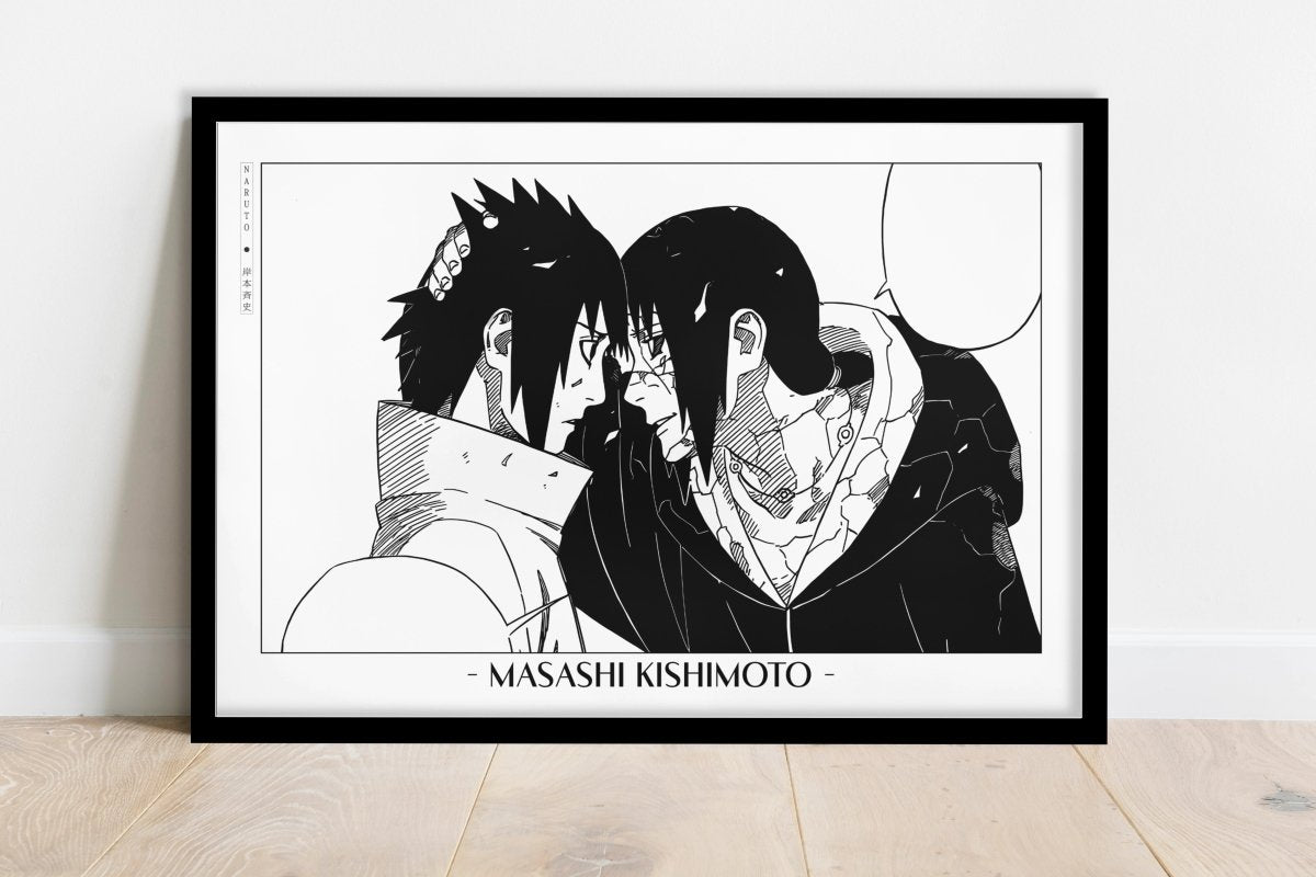 Kishimoto - Brotherly Love - Artist Name - Black Frame