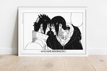 Kishimoto - Brotherly Love - Artist Name - White Frame