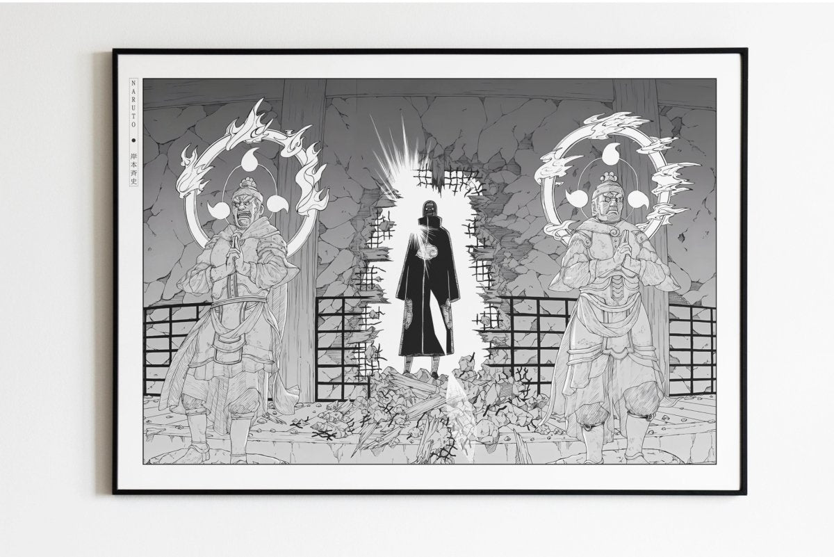 Kishimoto - Itachi of the Sharingan - Art Only - Unframed