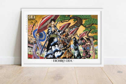 Oda - Kimonos - Artist Name - White Frame