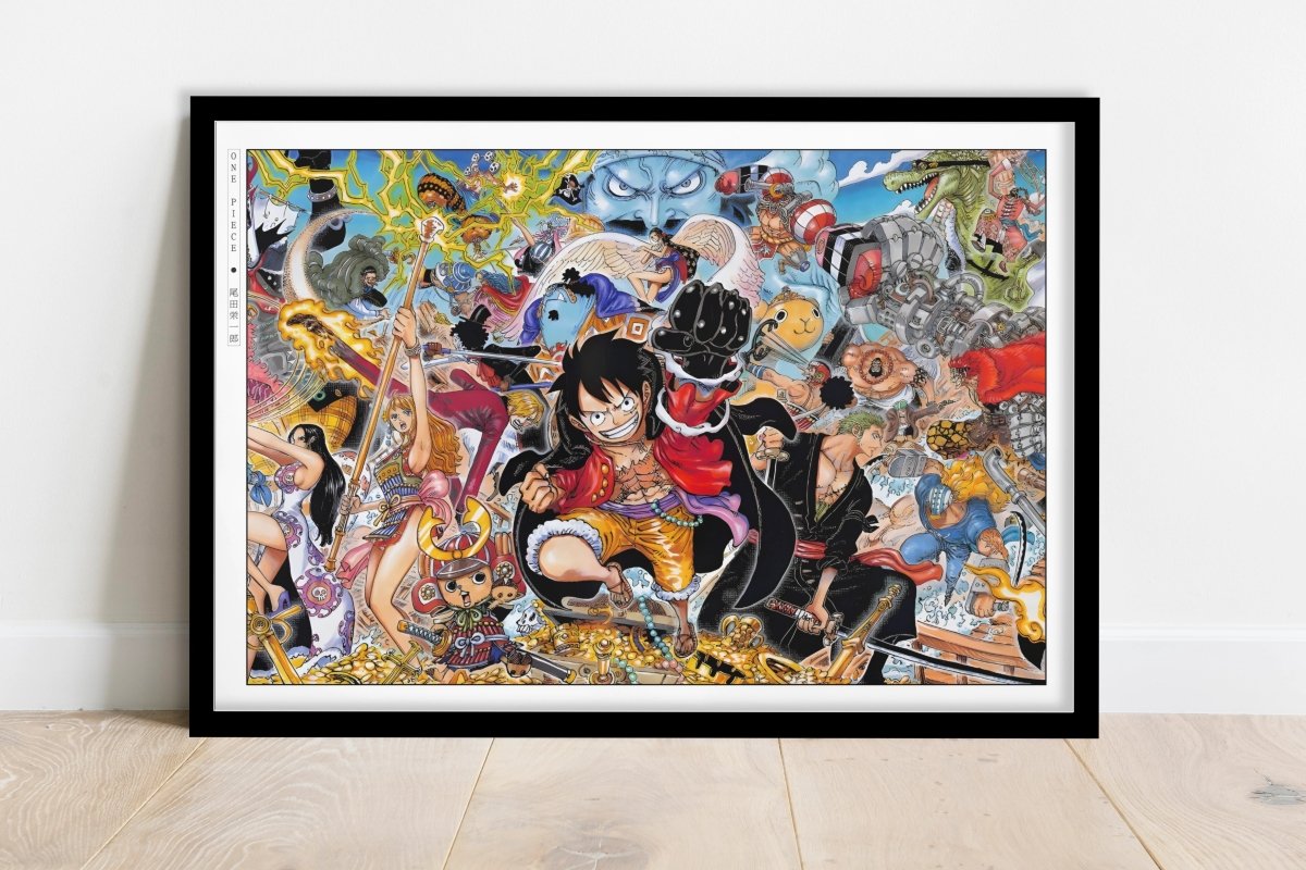 Oda - Gold - Art Only - Black Frame