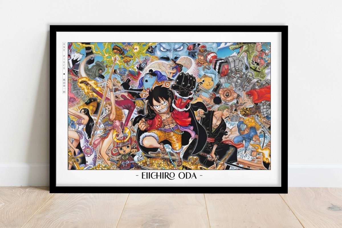 Oda - Gold - Artist Name - Black Frame