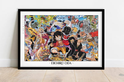 Oda - Gold - Artist Name - Black Frame