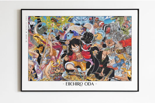 Oda - Gold - Artist Name Unframed