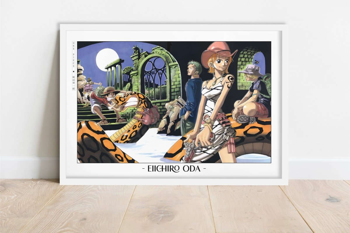 Oda - Sea Freak - Artist Name - White Frame