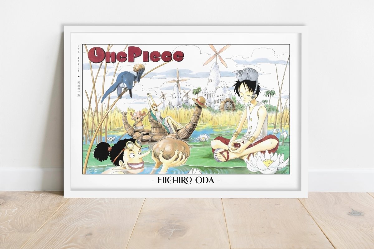 Oda - Lilypads - Artist Name - White Frame