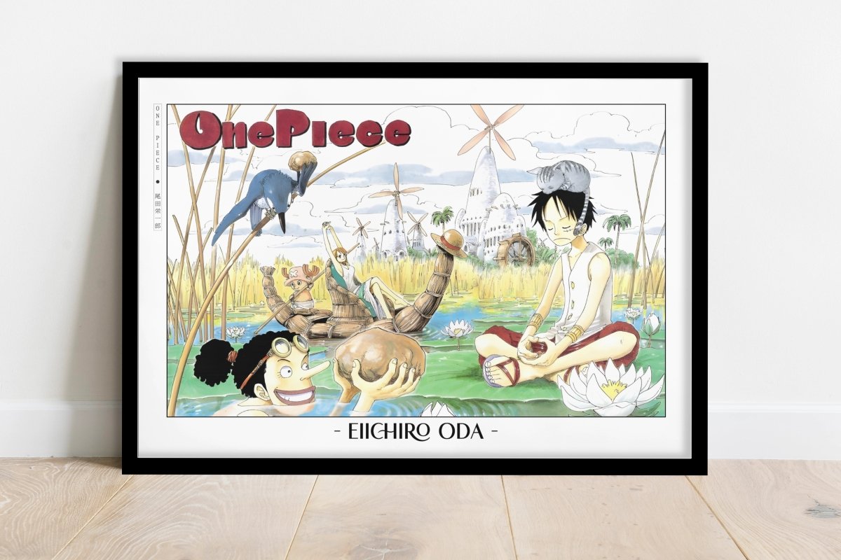 Oda - Lilypads - Artist Name - Black Frame