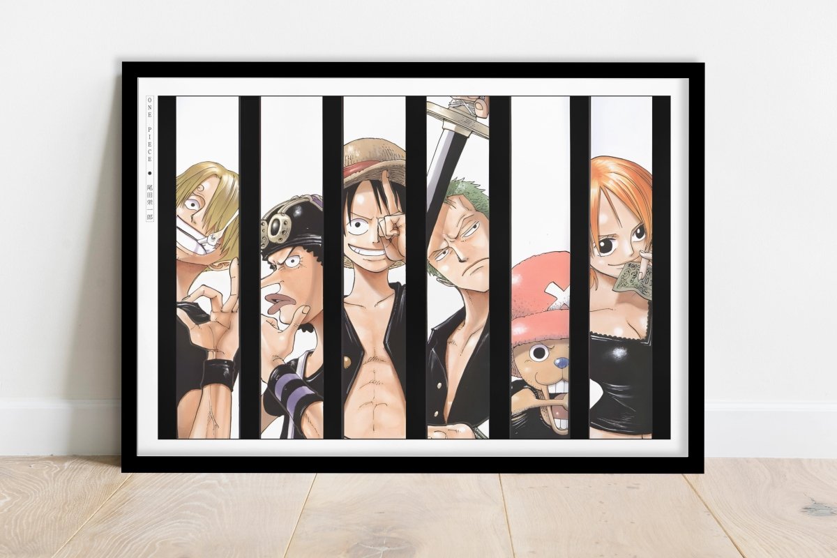 Oda - Nakama - Art Only - Black Frame
